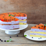 Heidelbeer-Quark-Torte