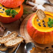 Hokkaido-Kürbissuppe